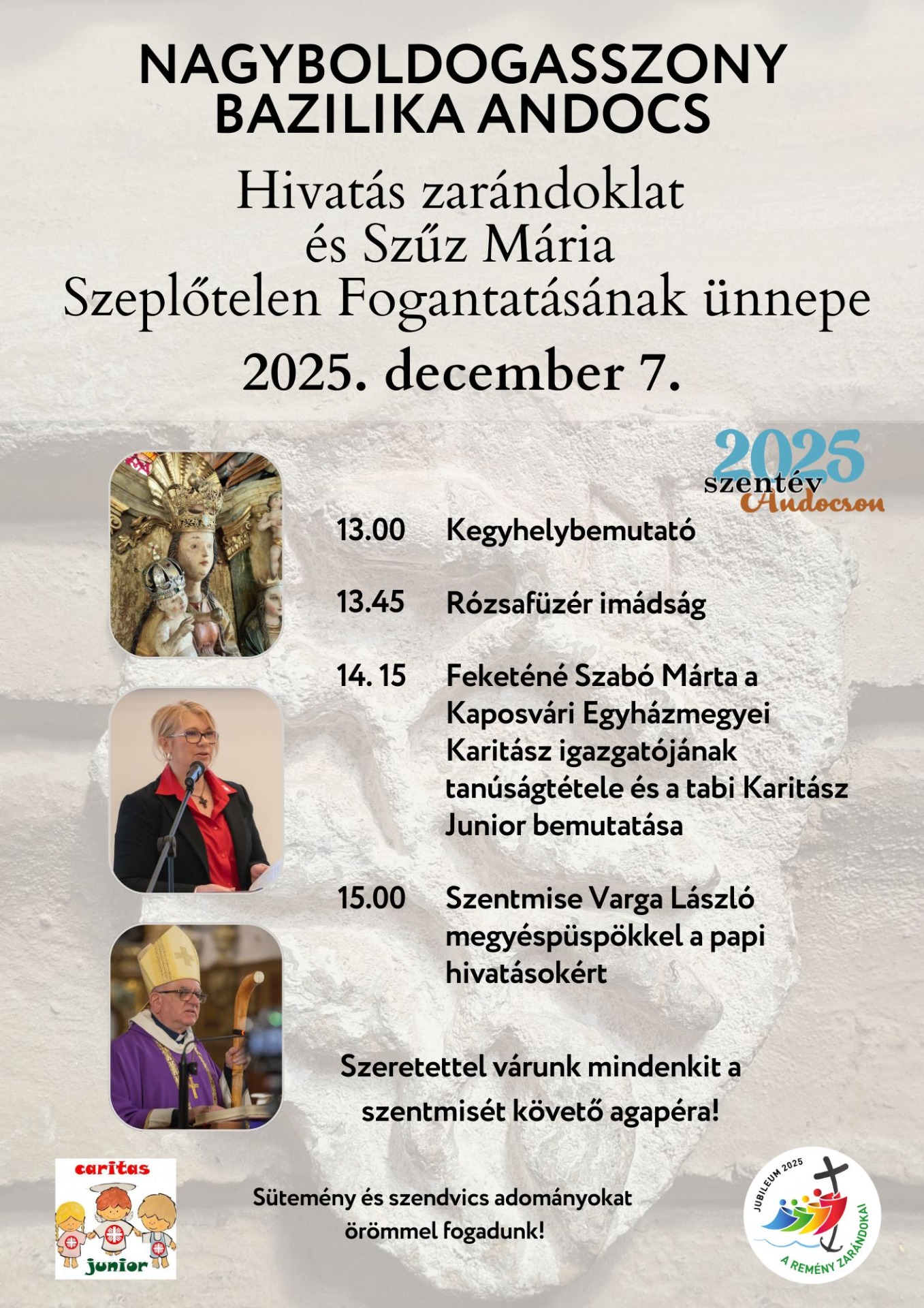 Zarándoklat a hivatásokért 2025. december